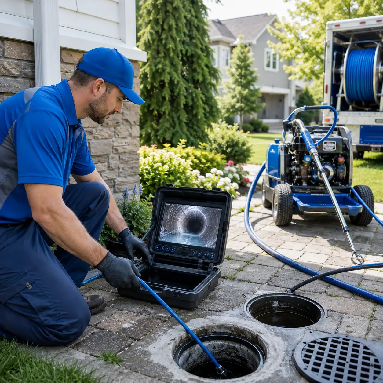 Outdoor drain cleaning professionals serving Canterbury, NH